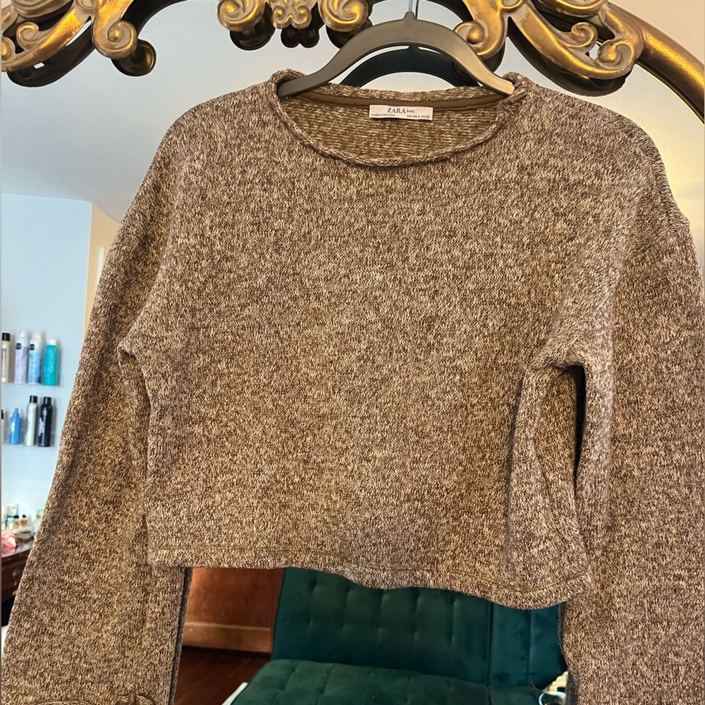 Zara Tan Knit Sweater